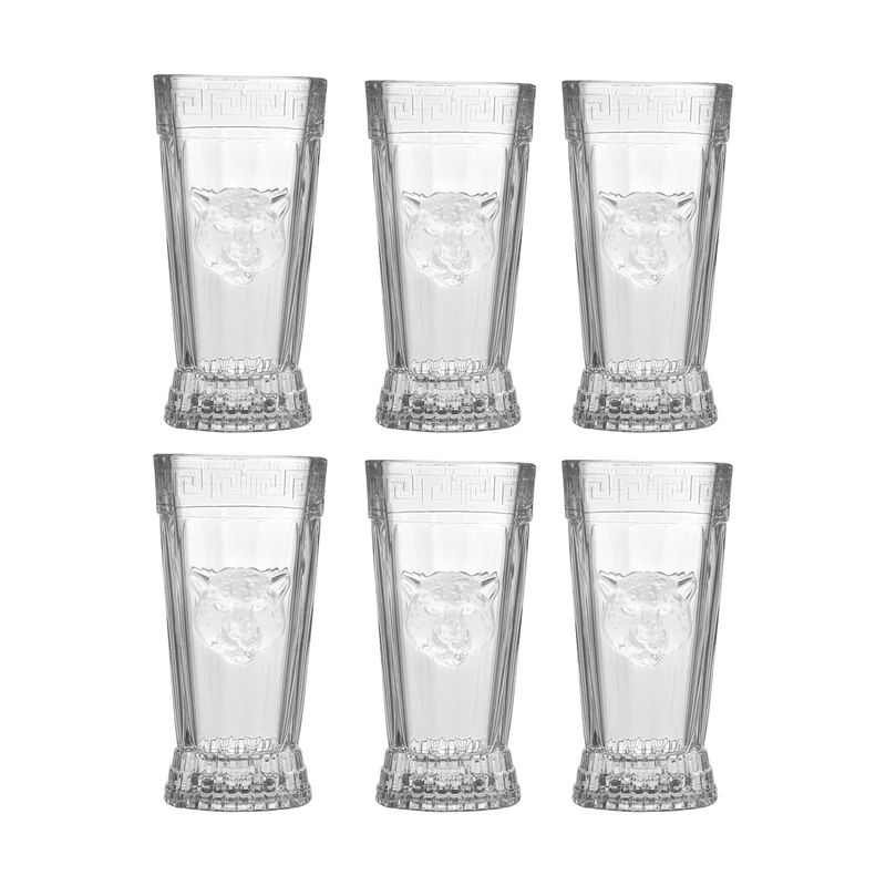 لیوان آدریا گلس سری لئوپارد کد 4248 بسته 6 عددی	