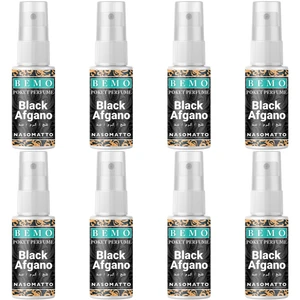 عطر جیبی بمو مدل Black Afgano حجم 20 میلی لیتر بسته 8 عددی
