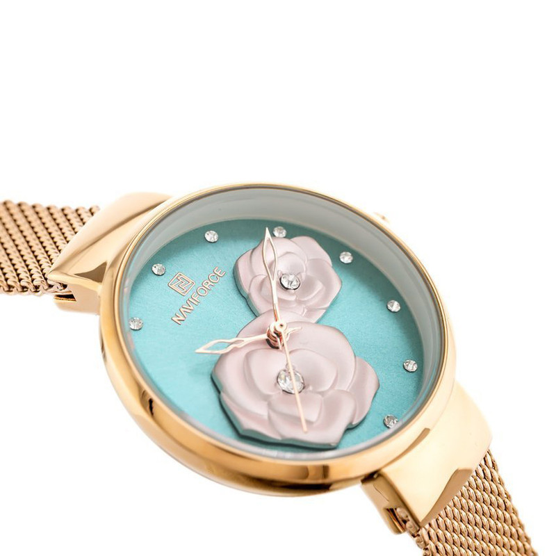 ساعت مچی عقربه ای زنانه نیوی فورس کد NF5013L -RG-BE-RG