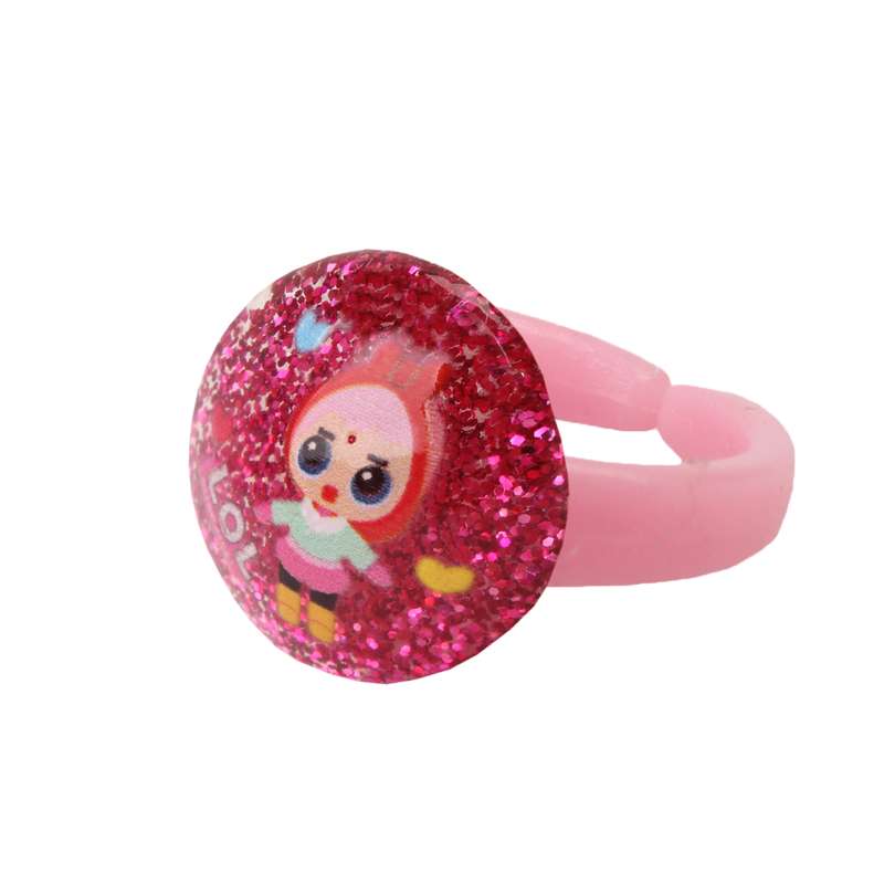 انگشتر دخترانه طرح ال او ال کد 001 انگشتر دخترانه طرح ال او ال کد 001