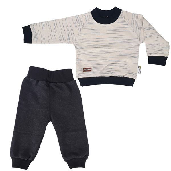 ست تی شرت آستین بلند و شلوار نوزاد پولونیکس کد 31903