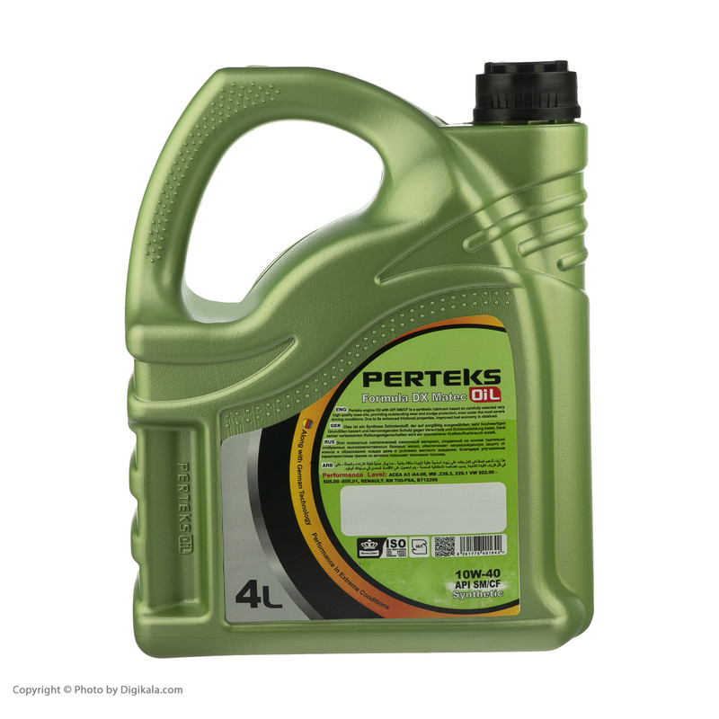 روغن موتور خودرو پرتکس مدل DX Matec حجم 4 لیتر