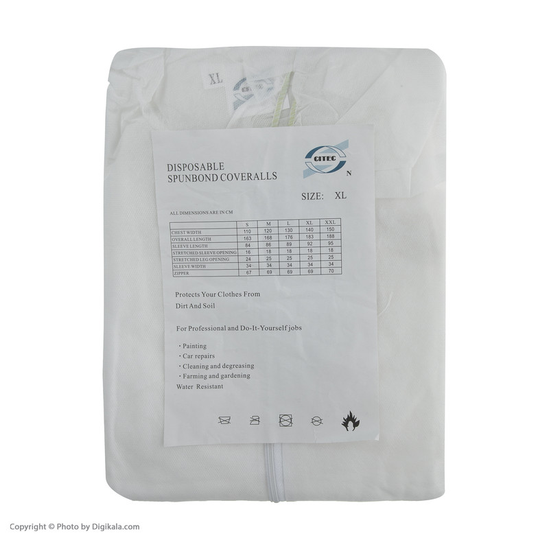 لباس کار یکبار مصرف سی تک مدل N01
