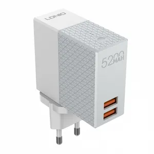 شارژر همراه الدینیو مدل PA606  ظرفیت 5200 میلی آمپر ساعت