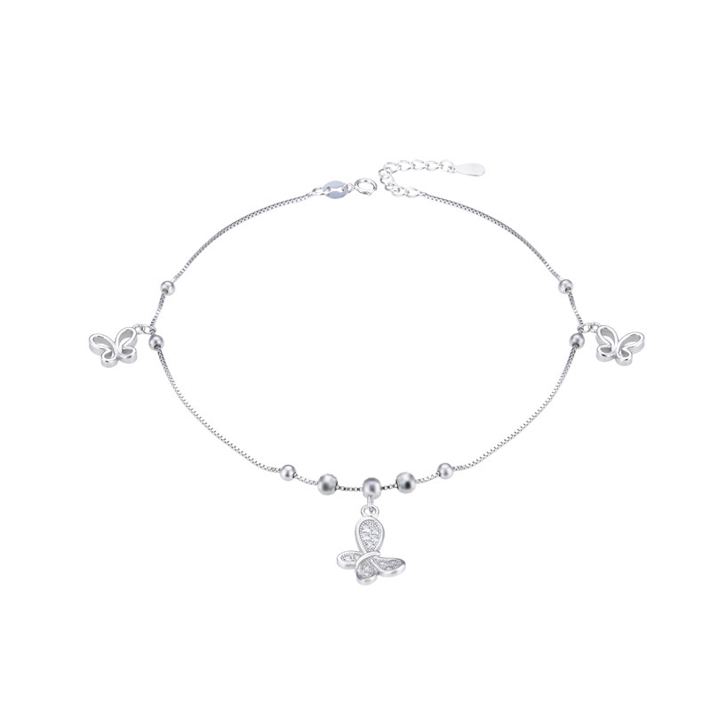 پابند نقره زنانه شهر جواهر کد SJ-YA044