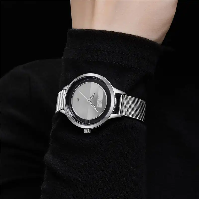 ساعت مچی عقربه ای زنانه نیوی فورس مدل NF5014L -S-W