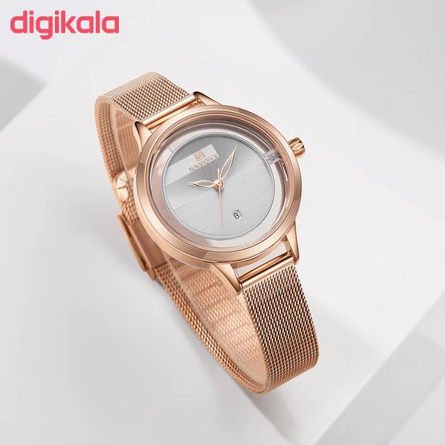 ساعت مچی عقربه ای زنانه نیوی فورس مدل NF5014L -RG-W