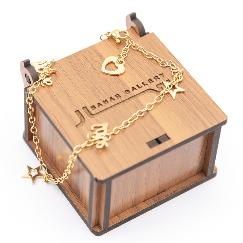 پابند زنانه بهارگالری طرح ستاره کد 210037