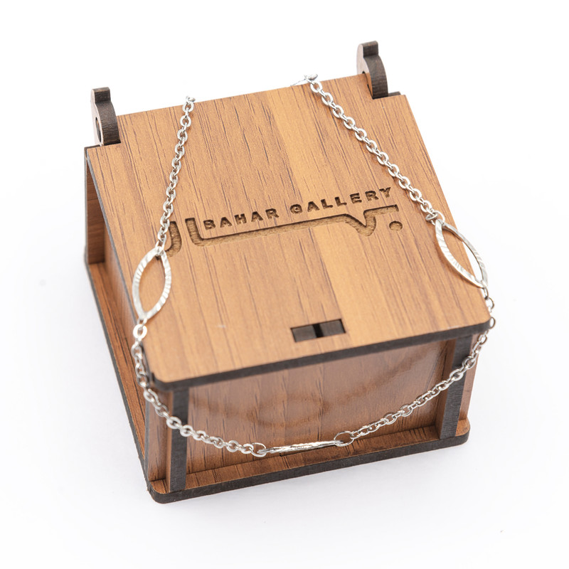 پابند زنانه بهارگالری طرح Oval کد 210054 پابند زنانه بهارگالری طرح Oval کد 210054