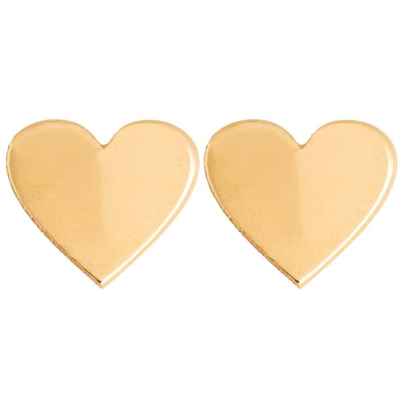 گوشواره طلا 18 عیار زنانه طرح قلب کد T010 گوشواره طلا 18 عیار زنانه طرح قلب کد T010