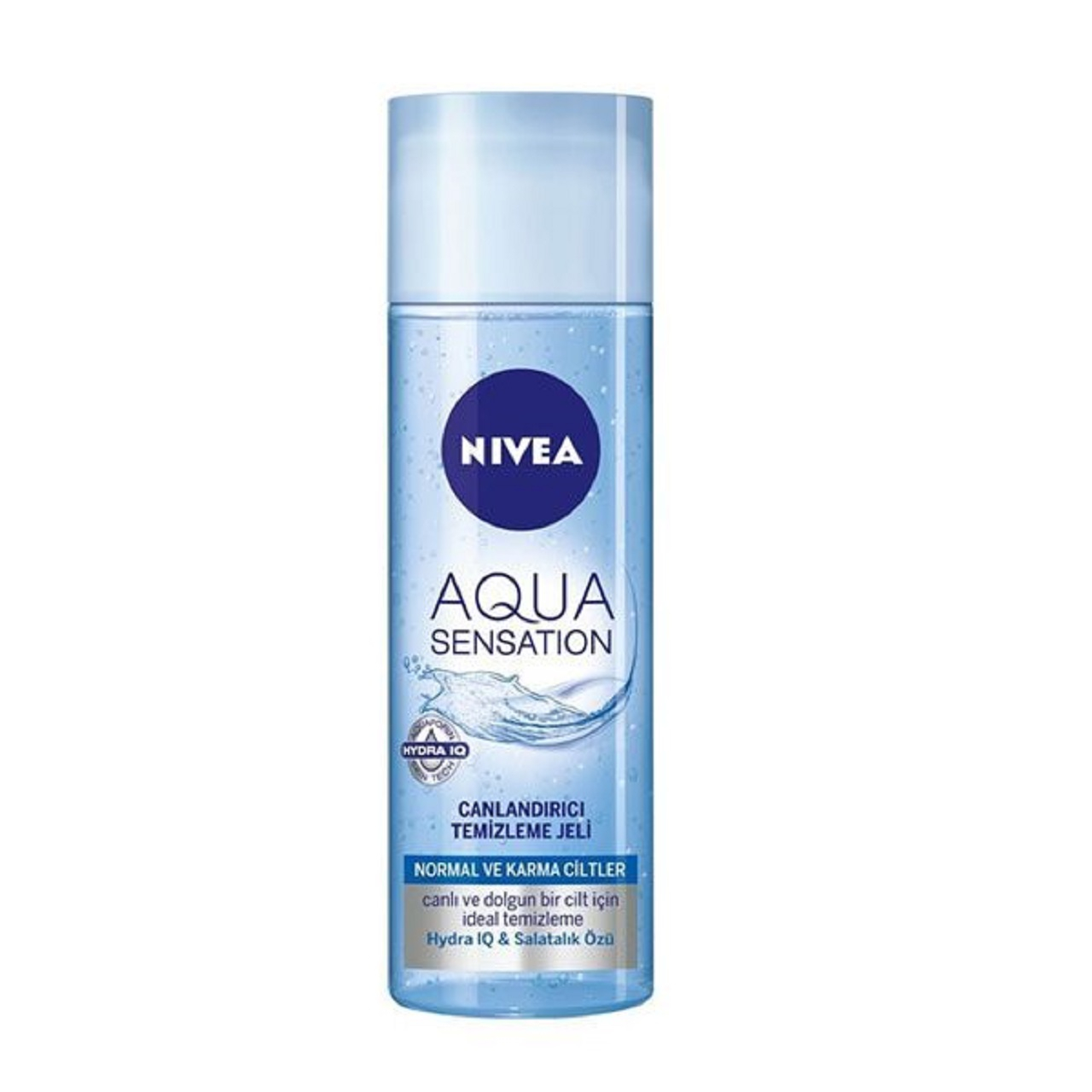ژل پاک کننده آرایش صورت نیوآ مدل AQua sensation حجم 200 میلی لیتر
