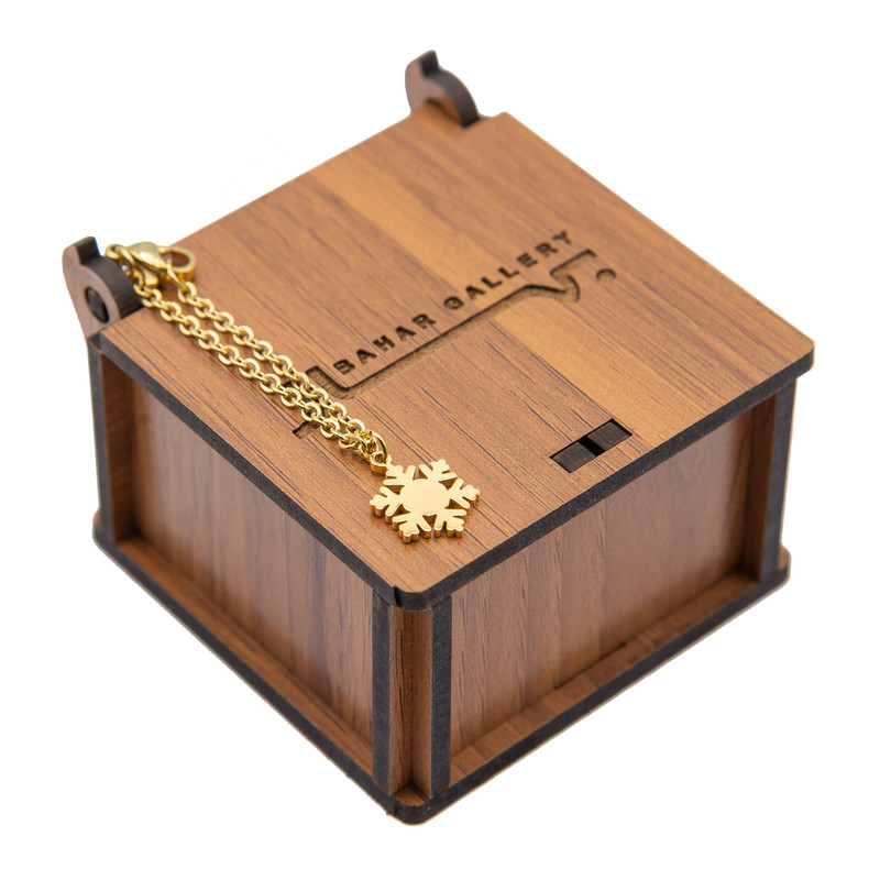 آویز ساعت زنانه بهارگالری طرح دونه برف کد 212043 آویز ساعت زنانه بهارگالری طرح دونه برف کد 212043