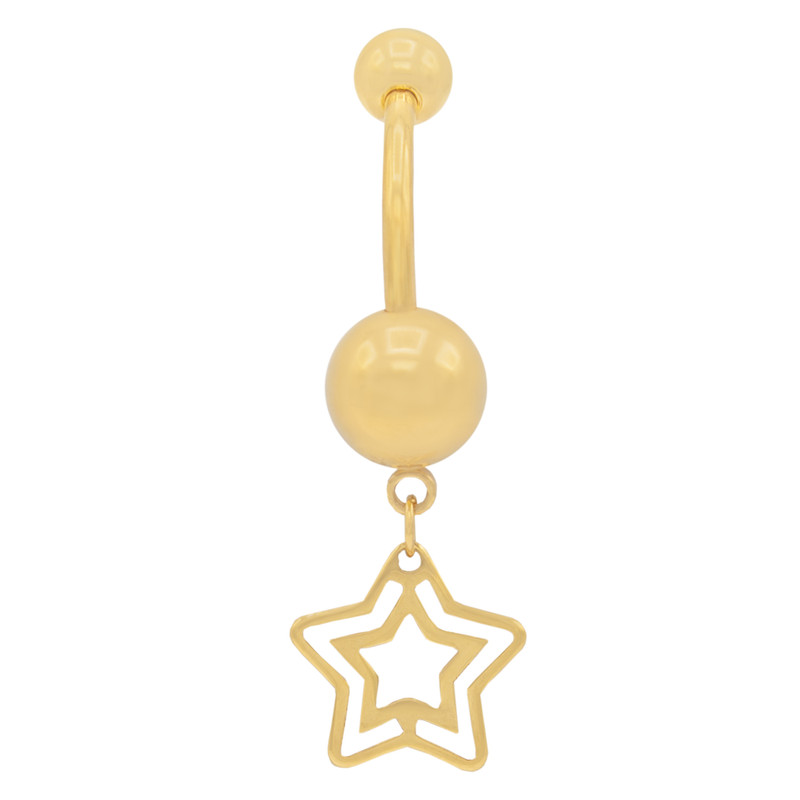 پیرسینگ زنانه بهارگالری طرح ستاره کد 218010