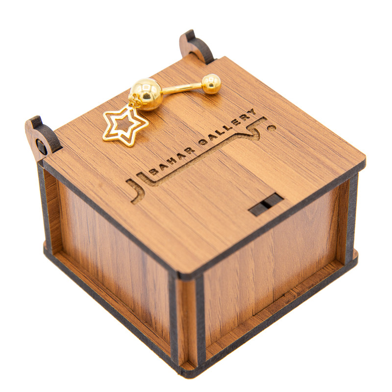 پیرسینگ زنانه بهارگالری طرح ستاره کد 218010