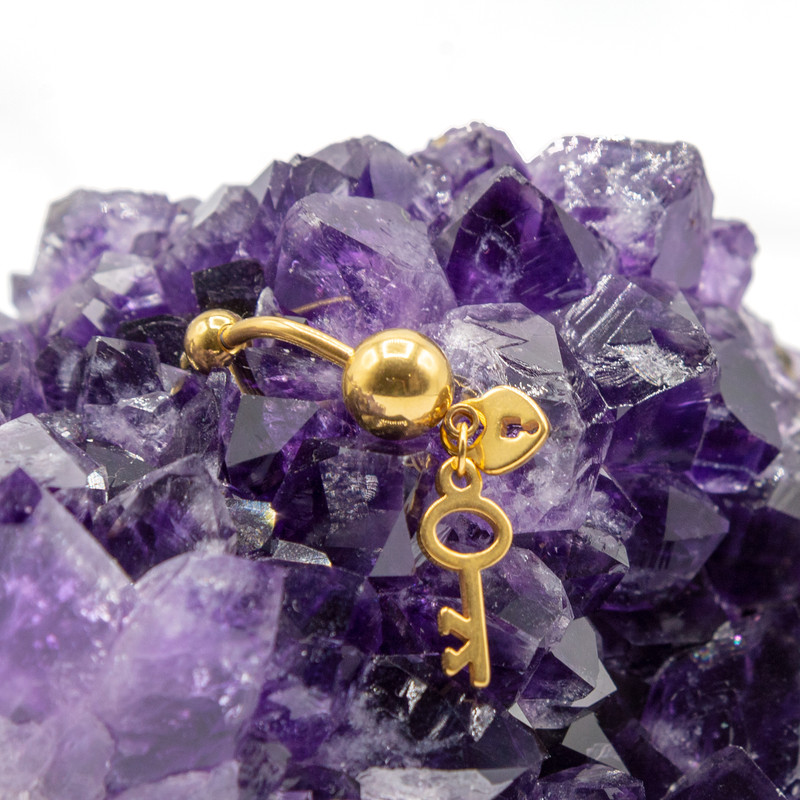 پیرسینگ زنانه بهارگالری طرح قفل و کلید کد 218002 پیرسینگ زنانه بهارگالری طرح قفل و کلید کد 218002