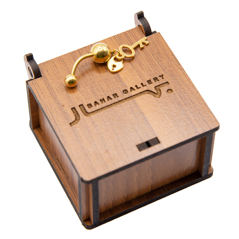 پیرسینگ زنانه بهارگالری طرح قفل و کلید کد 218002 پیرسینگ زنانه بهارگالری طرح قفل و کلید کد 218002