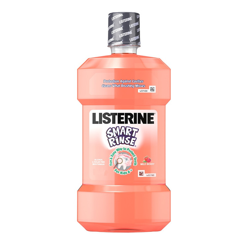 دهان شویه لیسترین مدل SMART RINSE حجم 250 میلی لیتر