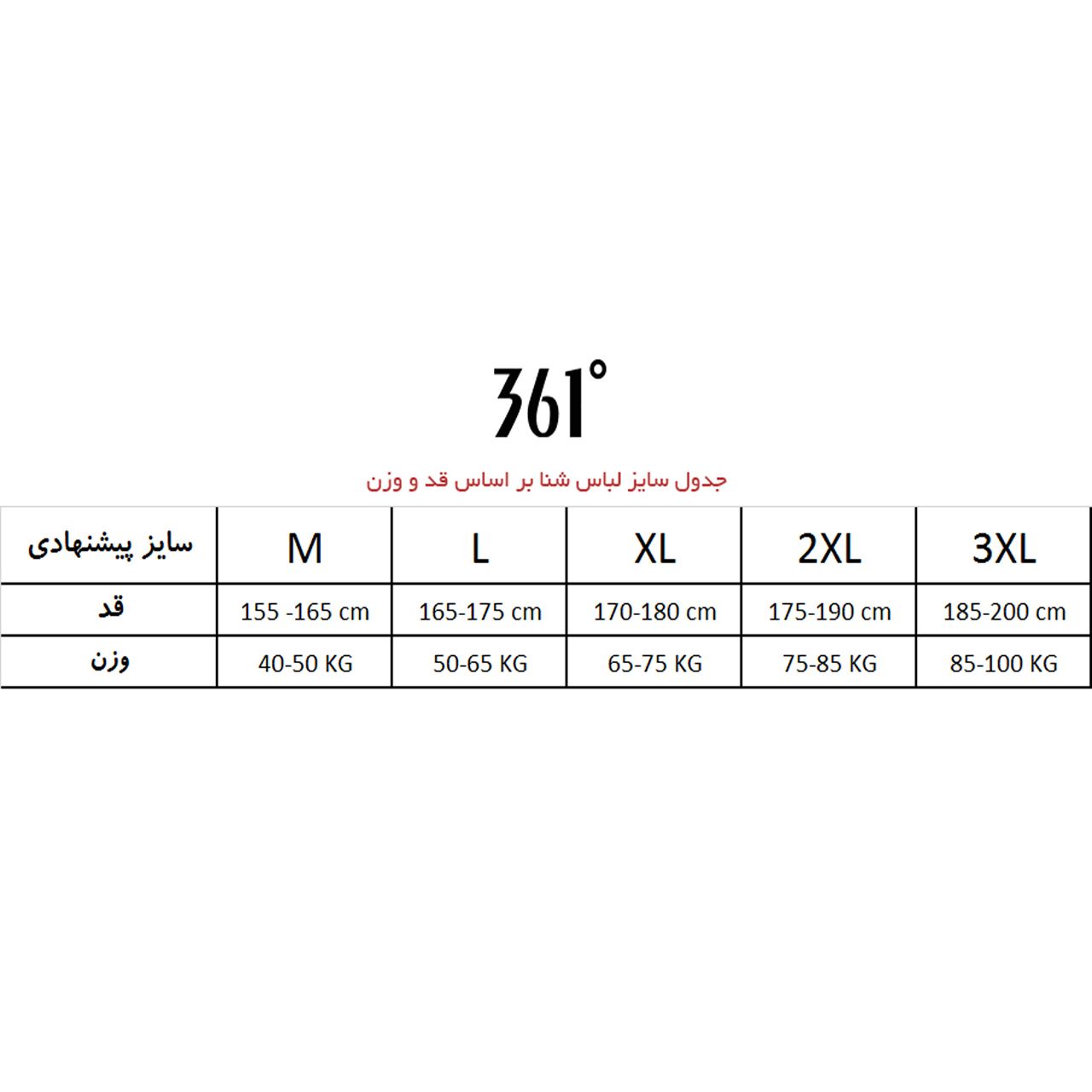 مایو مردانه 361 درجه مدل  3-361184032 -  - 6