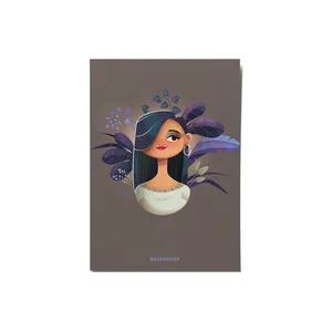 کارت پستال ماسا دیزاین طرح دختر کد postv216