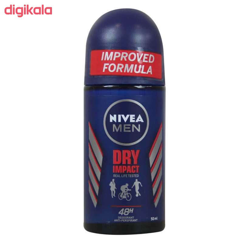 رول ضد تعریق مردانه نیوآ مدل DRY IMPACT real life  حجم 50 میلی لیتر