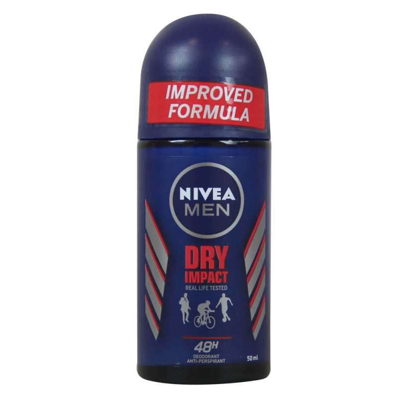 رول ضد تعریق مردانه نیوآ مدل DRY IMPACT real life حجم 50 میلی لیتر رول ضد تعریق مردانه نیوآ مدل DRY IMPACT real life حجم 50 میلی لیتر
