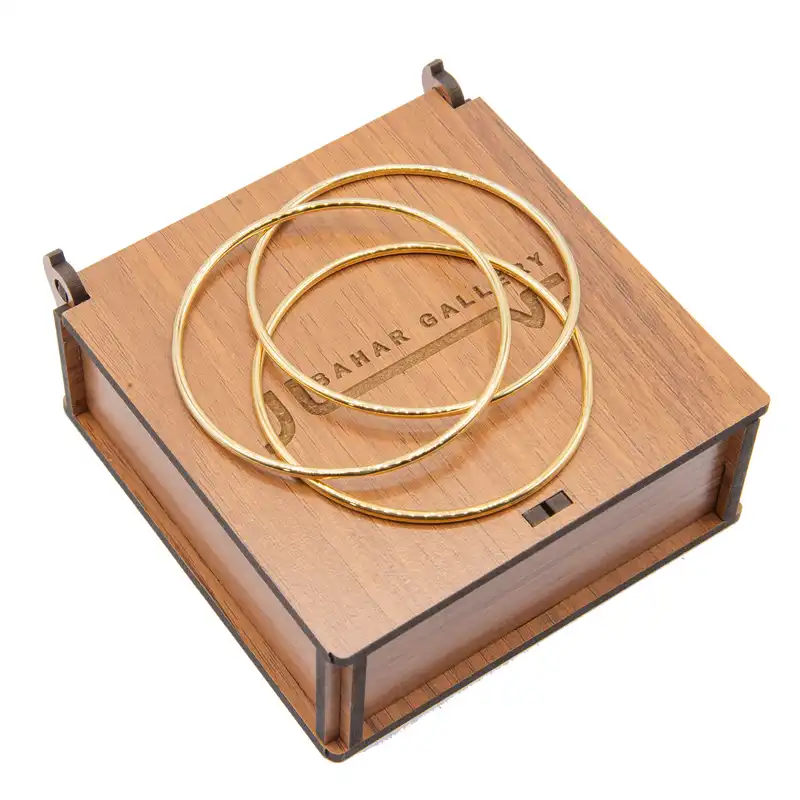 النگو زنانه بهارگالری مدل ژالین کد 206132-4 بسته 3 عددی