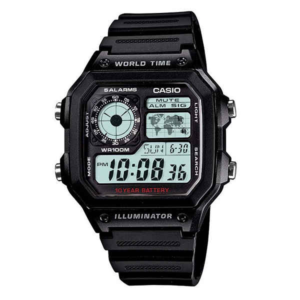 نقد و بررسی ساعت مچی دیجیتال مردانه کاسیو کد AE-1200WH-1A توسط خریداران