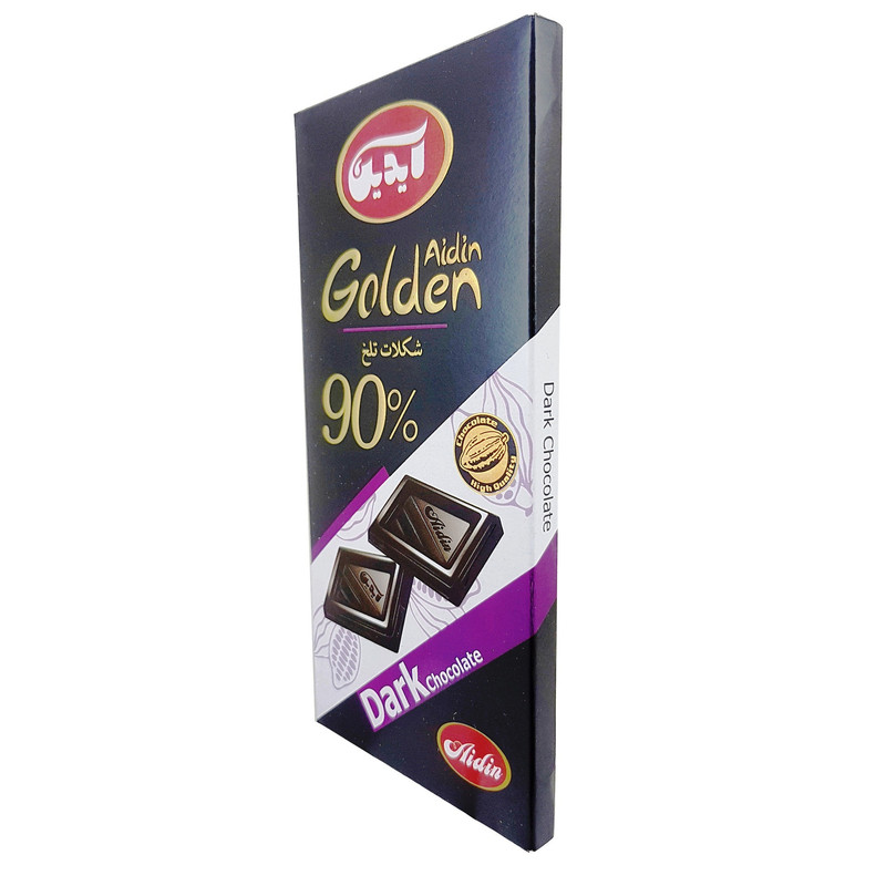 شکلات تلخ 90 درصد آیدین-100 گرم