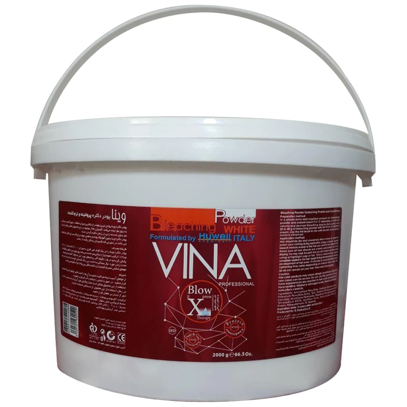 پودر بی رنگ کننده مو وینا کد W 906 وزن 2000 گرم