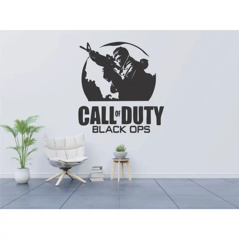 استیکر دیواری طرح کال آف کد G1