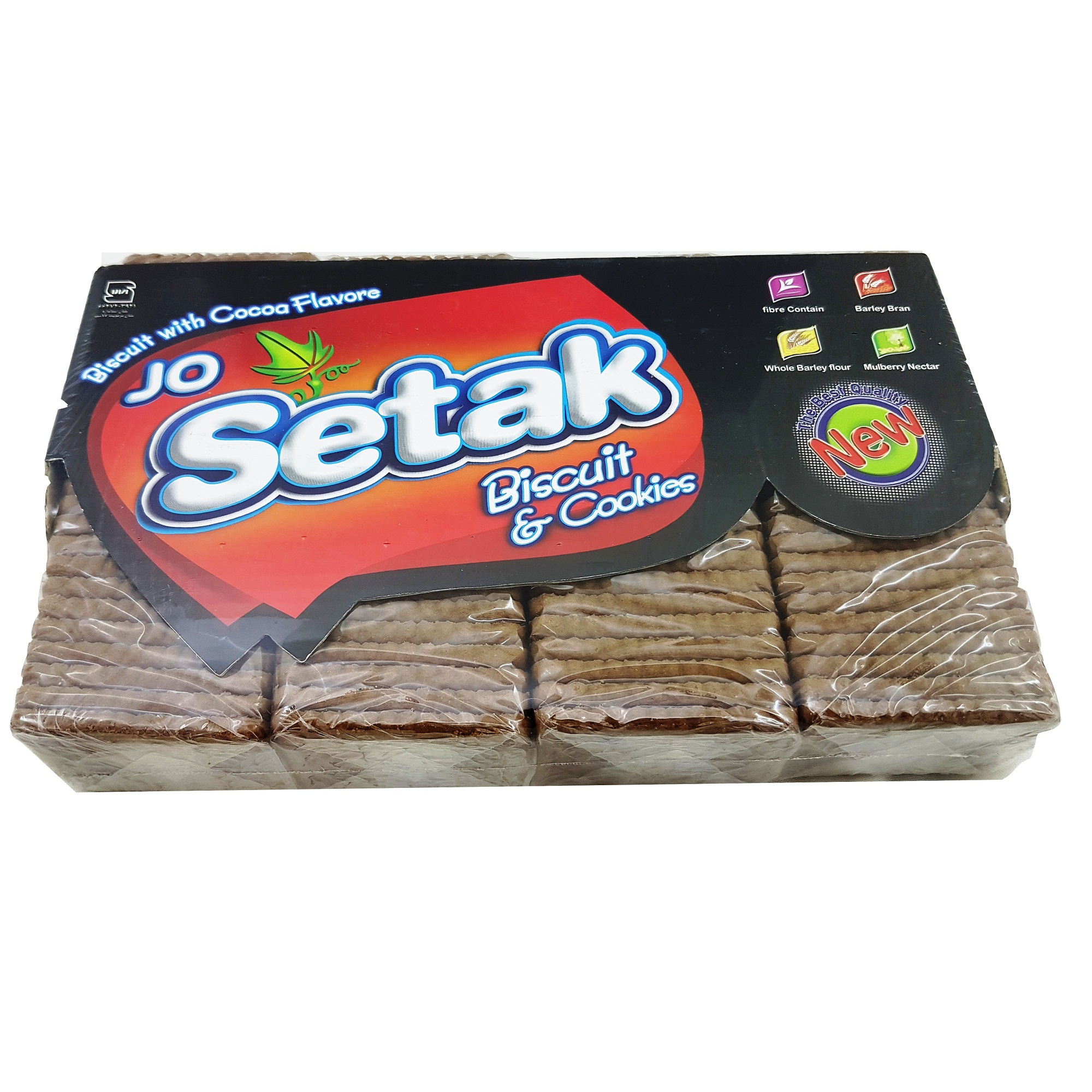 بیسکویت سبوس دار کاکائویی ستاک - 800 گرم