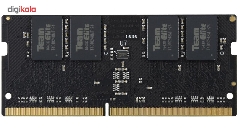 رم لپ تاپ DDR4 تک کاناله 2133 مگاهرتز CL15 تیم گروپ مدل Elite ظرفیت 8 گیگابایت
