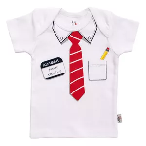 تی شرت آستین کوتاه نوزادی آدمک مدل دیپلمات کد 01