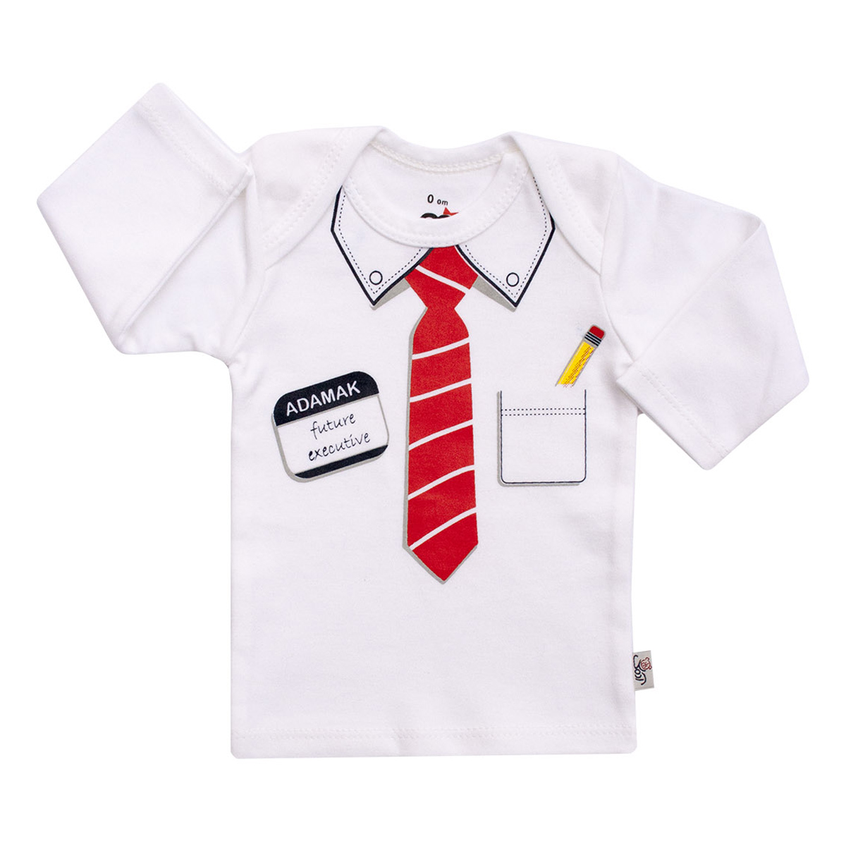 تی شرت آستین بلند نوزادی آدمک مدل دیپلمات کد 01 -  - 1