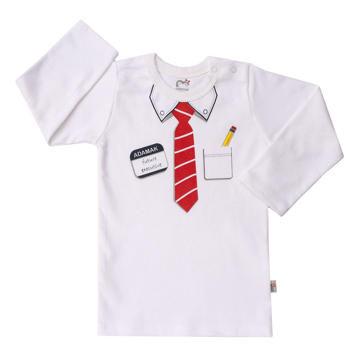 تی شرت آستین بلند نوزادی آدمک مدل دیپلمات کد 02 -  - 1