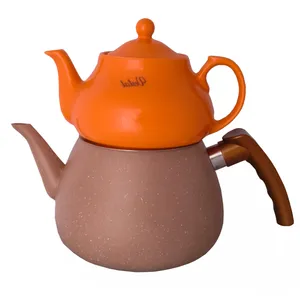 ست کتری و قوری وستال مدل ENAMEL-06-CM110