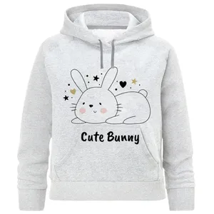 هودی دخترانه طرح cute bunny  کد F350