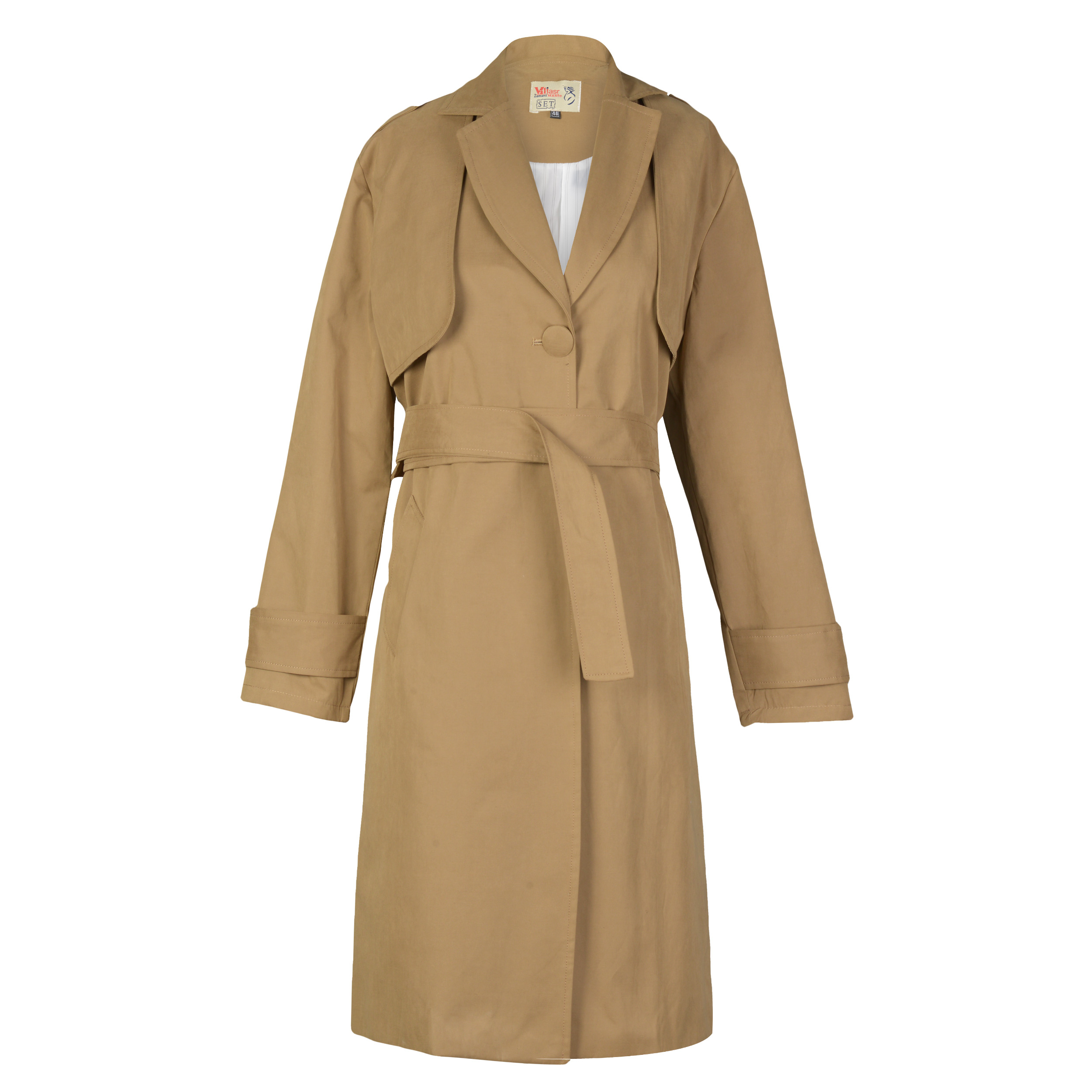 پالتو زنانه مانتو ولیعصر مدل سالومه کد 52423