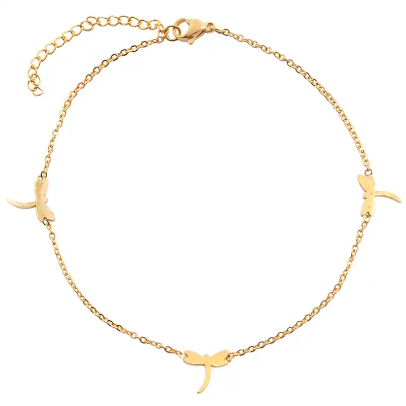 پابند زنانه بهارگالری طرح سنجاقک کد 210050