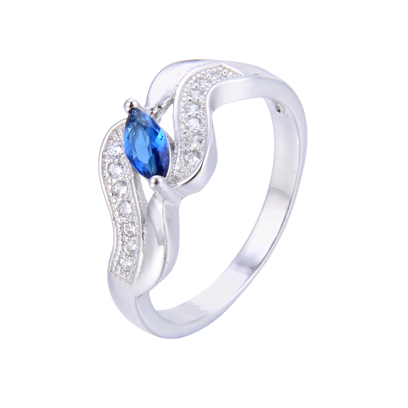 انگشتر نقره زنانه شهر جواهر کد SJ-YR035