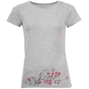 تیشرت زنانه طرح گل کد R154