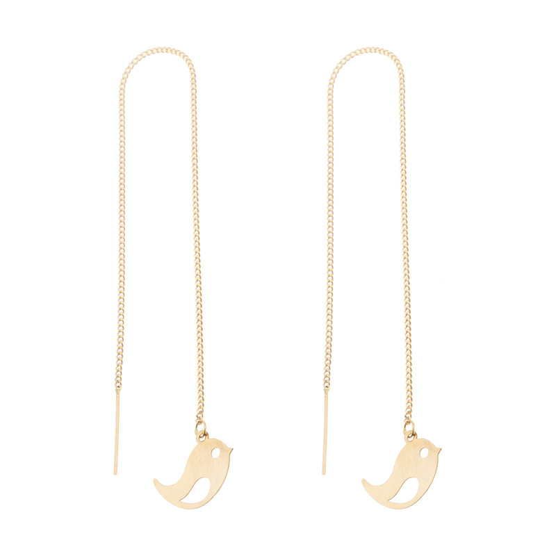 گوشواره طلا 18 عیار زنانه مدل EL04