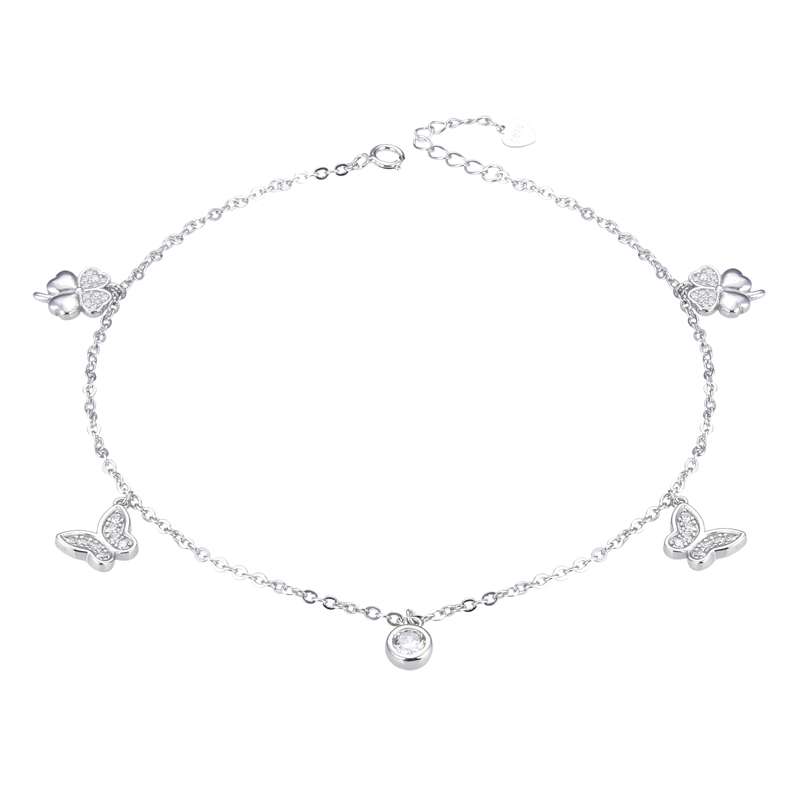 پابند نقره زنانه شهر جواهر کد SJ-GA016