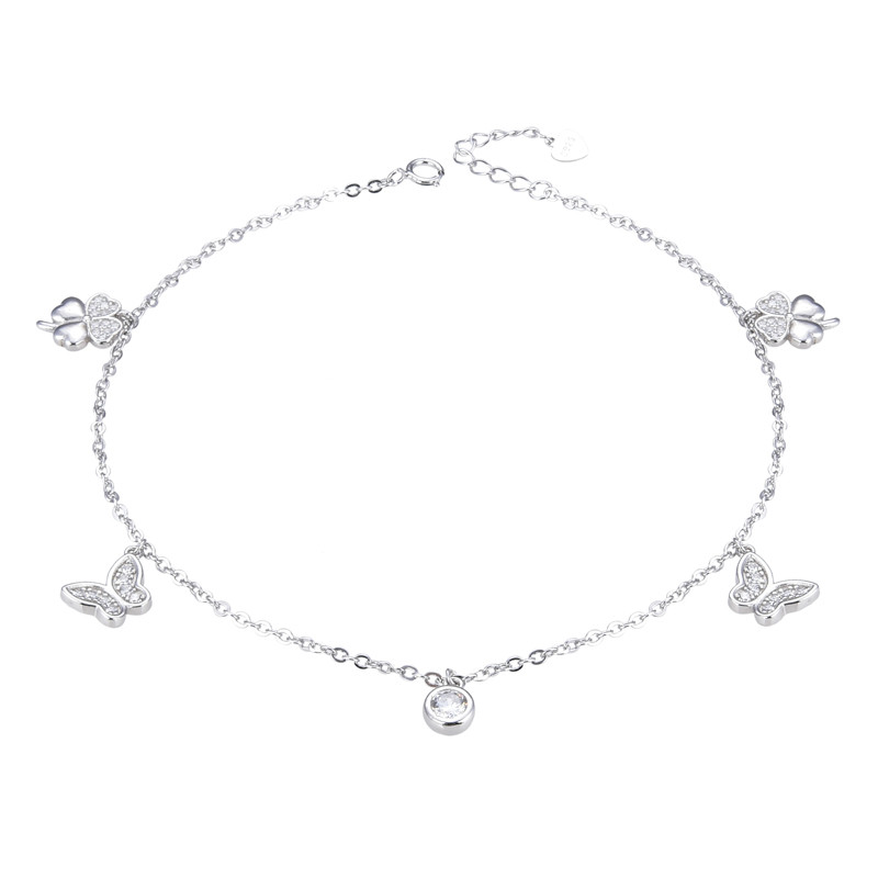 پابند نقره زنانه شهر جواهر کد SJ-GA016