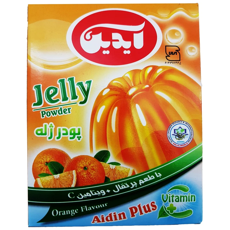 پودر ژله پرتقال آیدین - 100گرم