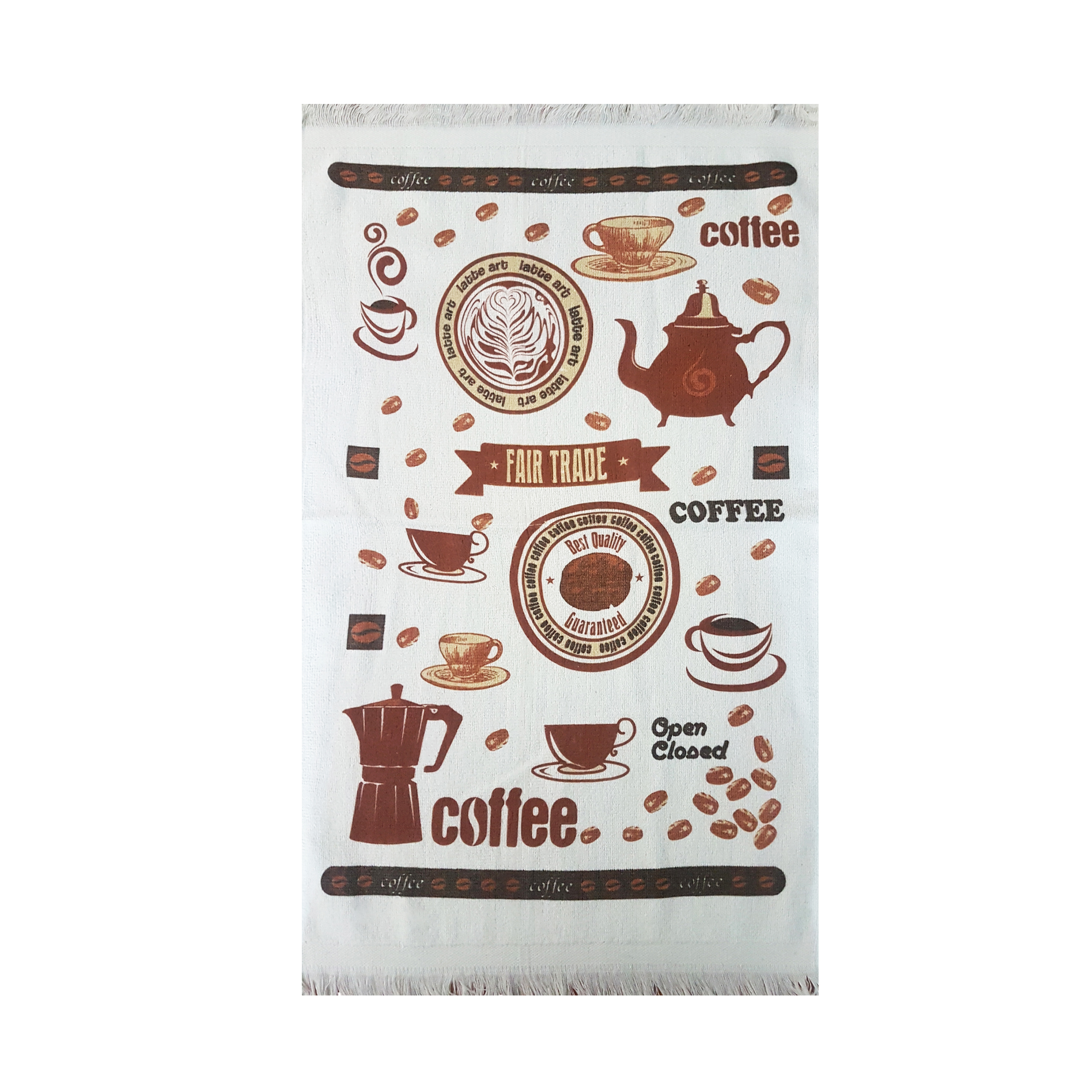 حوله آشپزخانه آکیپک مدل Fair Trade سایز 40x60 سانتی‌متر