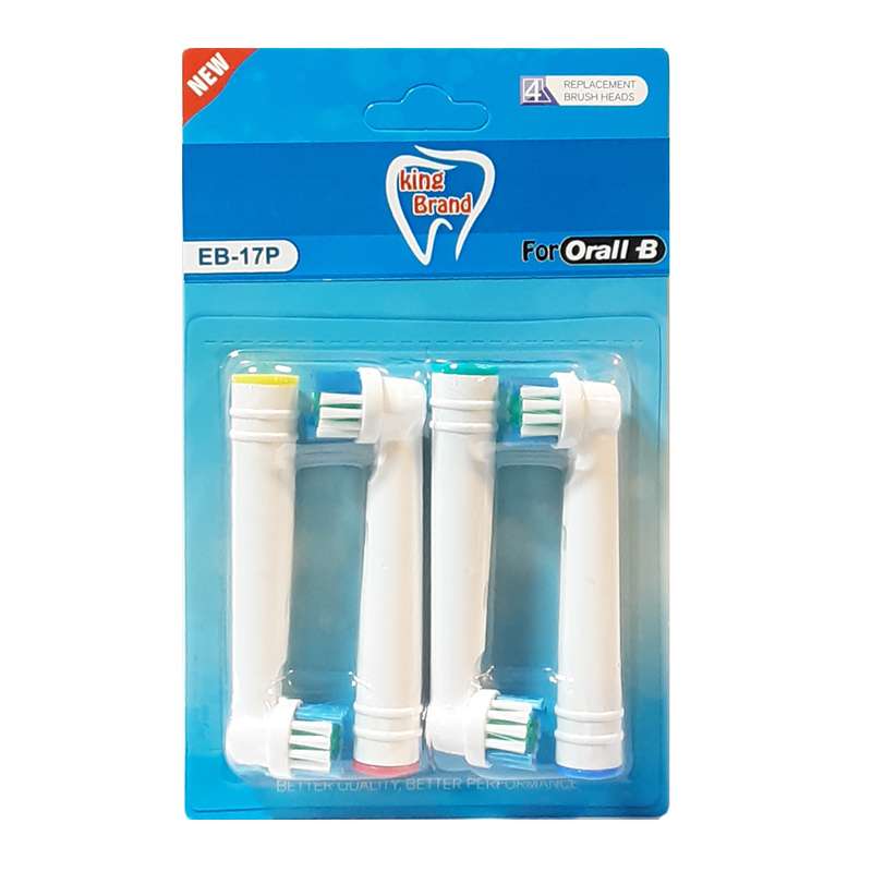 سری یدک مسواک برقی کینگ برند مدل 17P بسته 4 عددی
