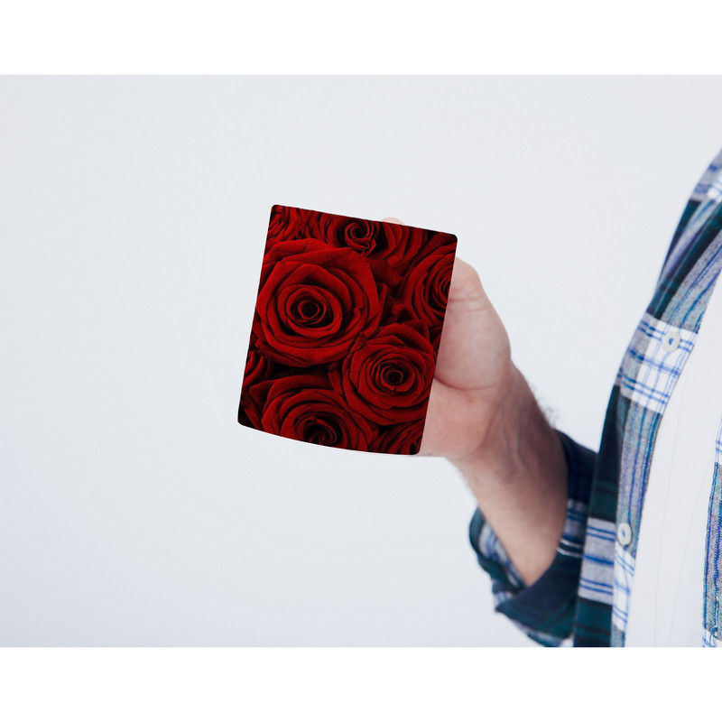 ماگ حرارتی طرح گل رز قرمز