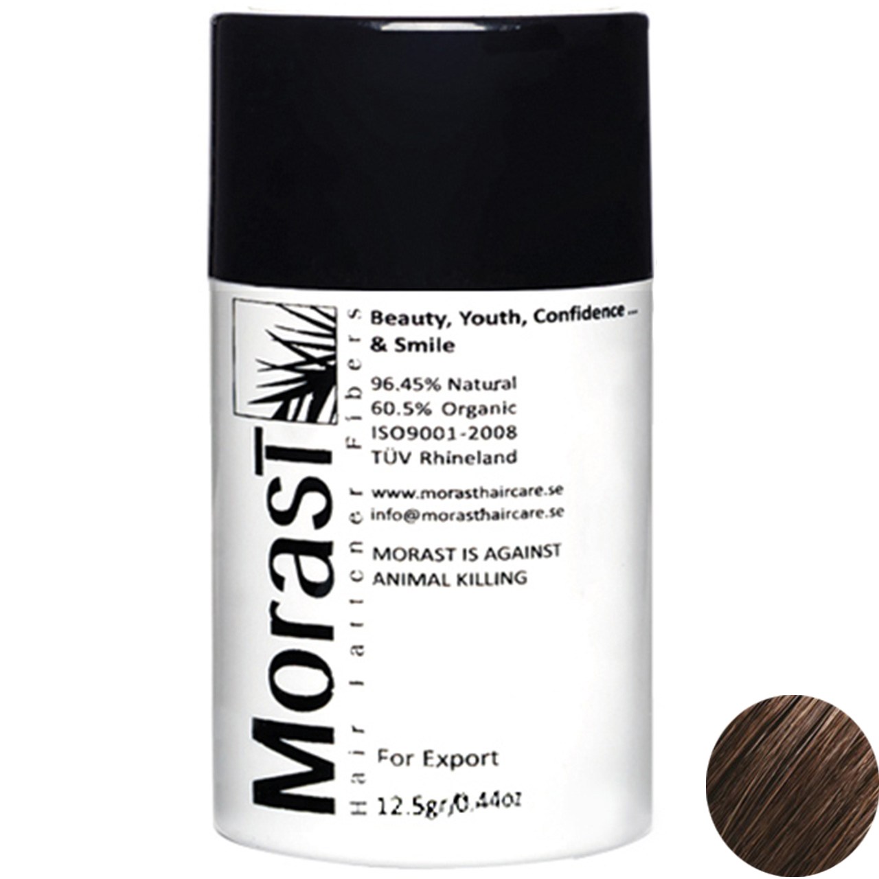 پودر پرپشت کننده موی مورست مدل Medium Brown مقدار 12.5 گرم