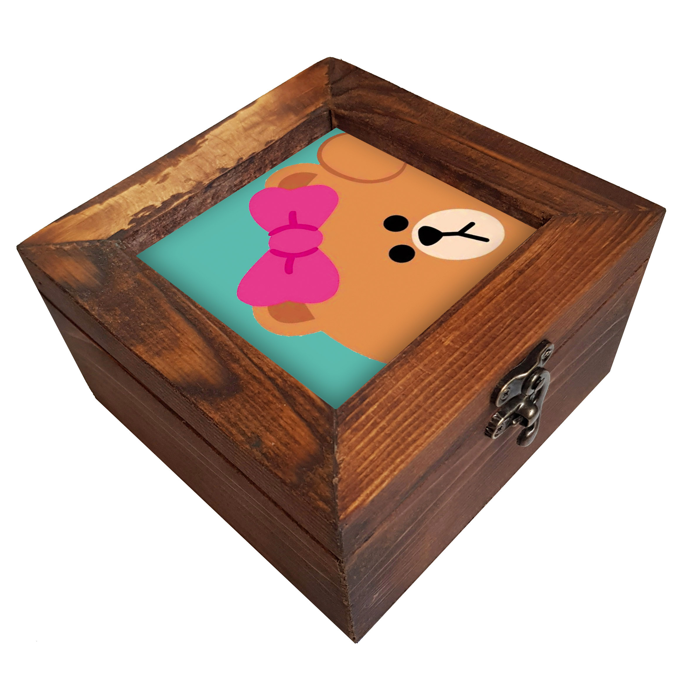  جعبه هدیه چوبی کد A29